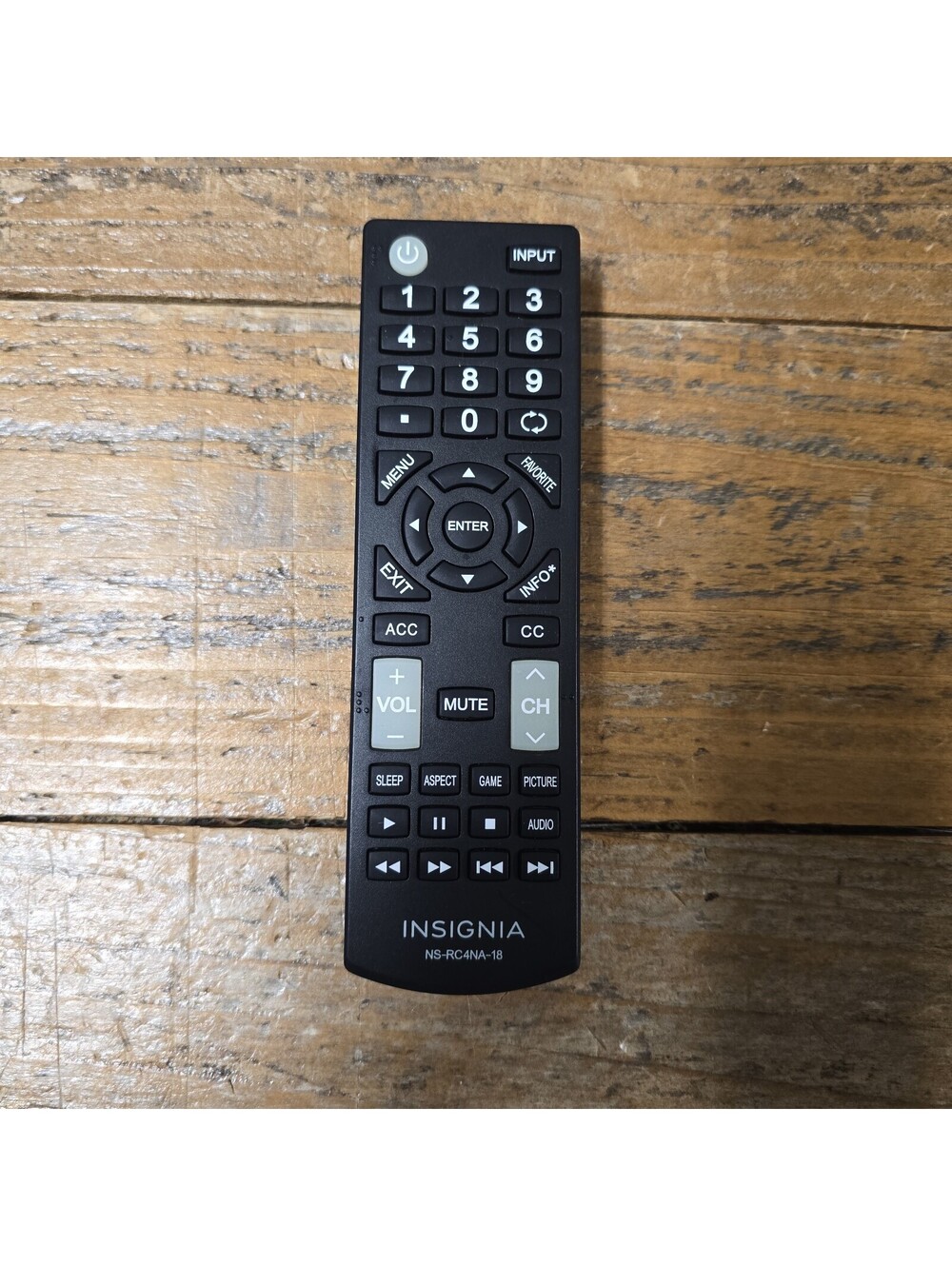 Original Genuine OEM Insignia Remote Control NS-RC4NA-18 for Select Insignia TVs